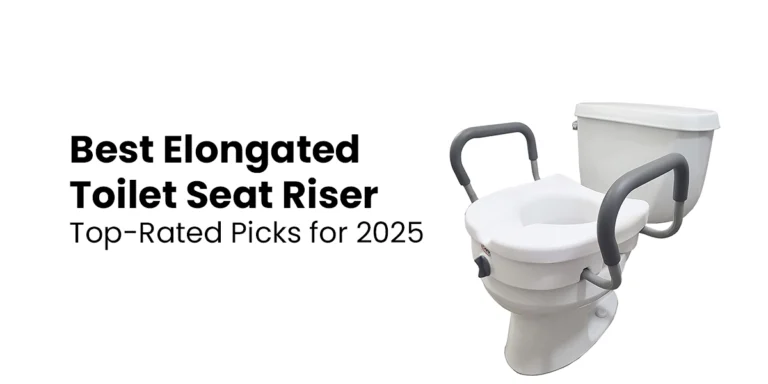 Elongated Toilet Seat Riser